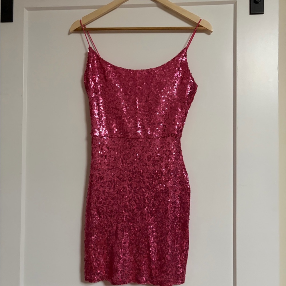 Windsor Pink Sequin Dress